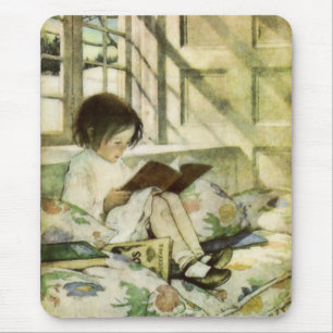 Livros de leitura no inverno Mousepad