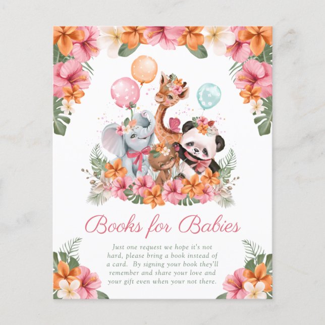 Livros de Selva para Bebês Meninas (Frente)
