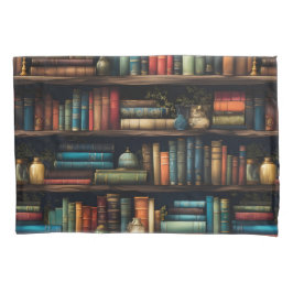 Livros de Vintage no Padrão de estante de livros