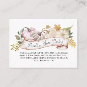 Livros do outono da abóbora da queda para o cartão