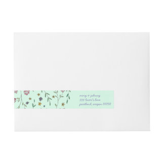 Livros e Blossomas de Endereços Etiquetas