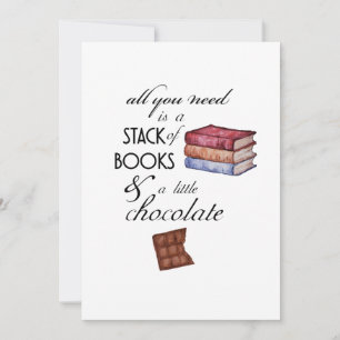 Livros e Chocolate Tudo o que precisas