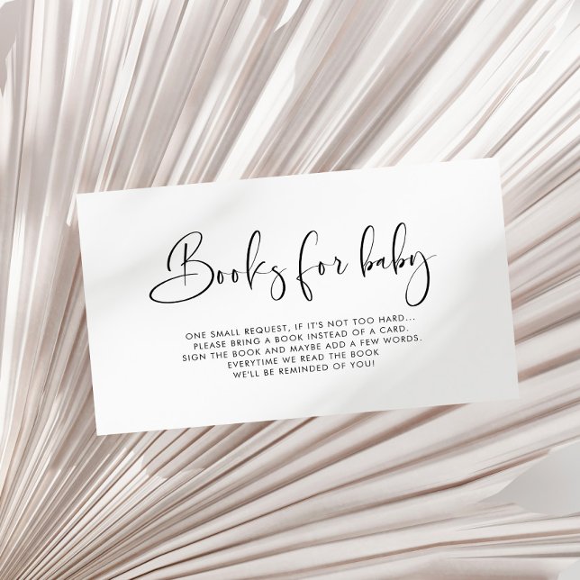 Livros Elegantes e Modernos para cartão de bebê (Criador carregado)