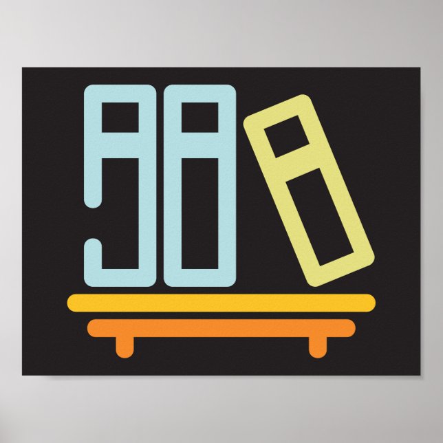 Livros Em Um Poster De Prateleira (Frente)