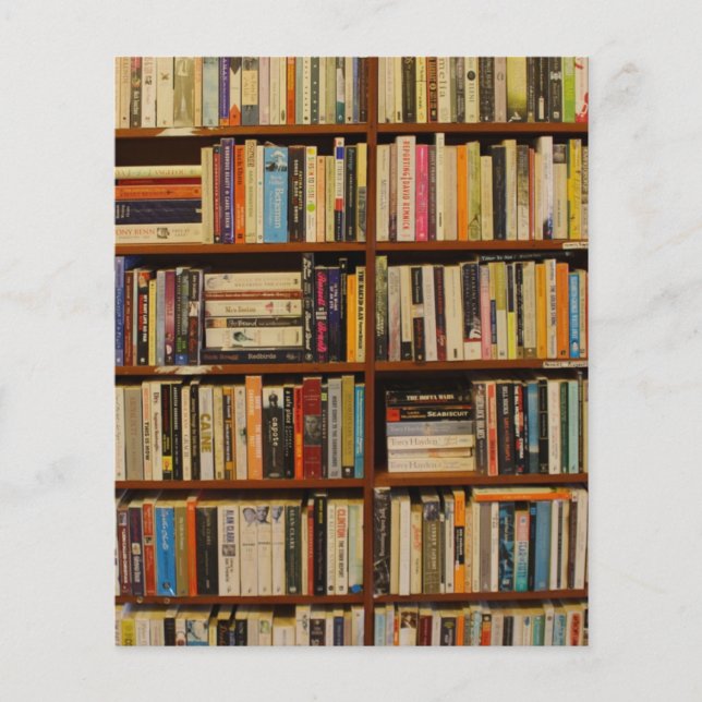 Livros na biblioteca (Frente)