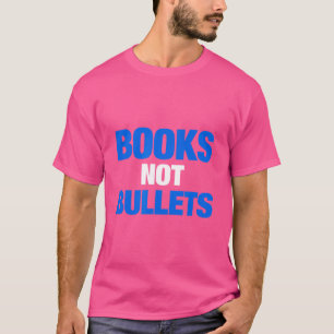 Livros Não Balas T Camisa Protesto Contra Arma