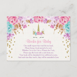 Livros para bebês, inserções de solicitação de liv