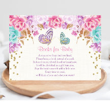 Livros para bebês, inserções de solicitação de liv