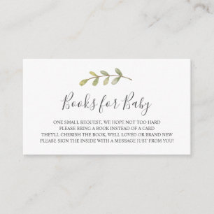 Livros para Cartão de Inserção de Bebê