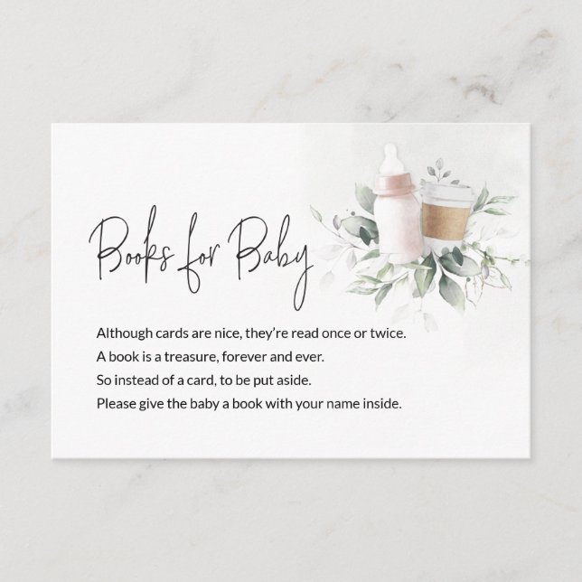 Livros para Cartão de Mensagem Bebê Bebê Bebê é Ro (Frente)