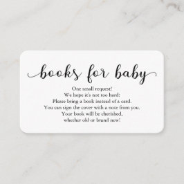 Livros para Inserção da Placa Bebê para Chá de fra