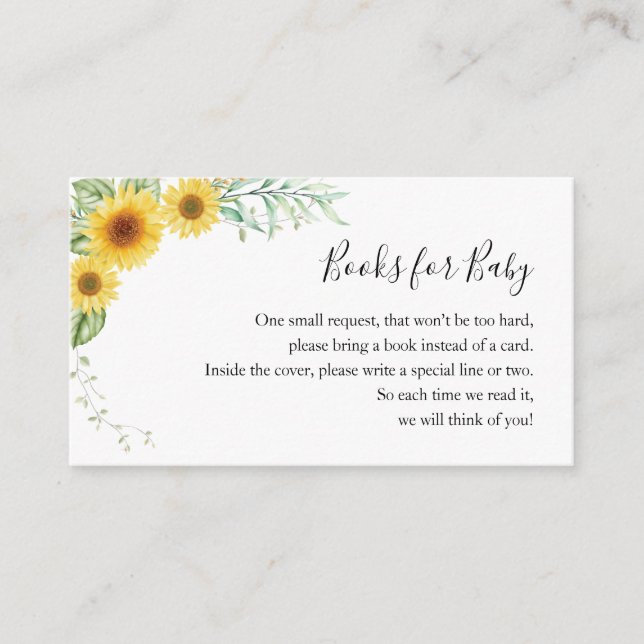 Livros para o Cartão de Enclosure do Chá de fralda (Frente)