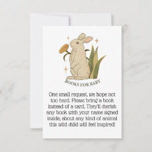 Livros para o Cartão de Inserção de Chá de fraldas