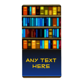 Livros Personalizados Nos Rótulos Do Adesivo Do Bo