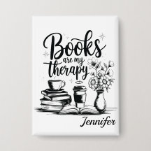 Livros Personalizados São Minha Terapia Bibliófilo