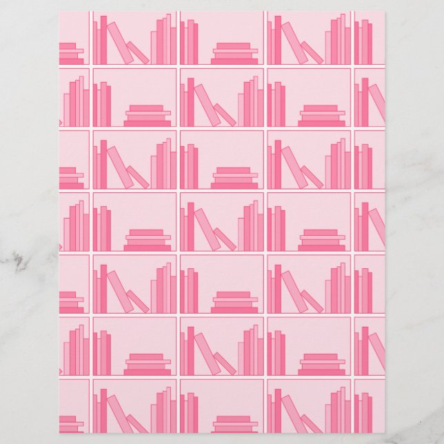 Livros Rosa na prateleira. (Frente)