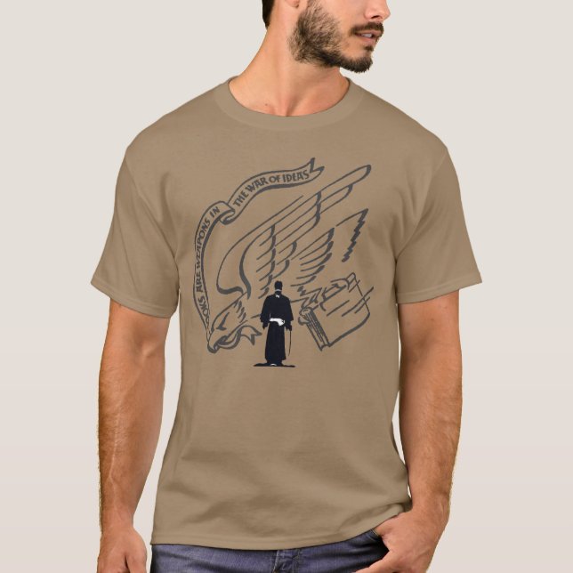 Livros são armas T-Shirt (Frente)