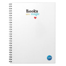 Livros são um caderno mágico