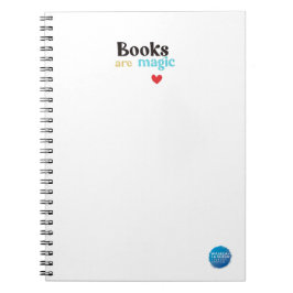 Livros são um caderno mágico