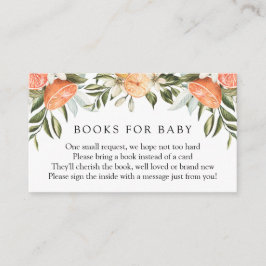 Livros vermelhos laranja para o cartão de inserção