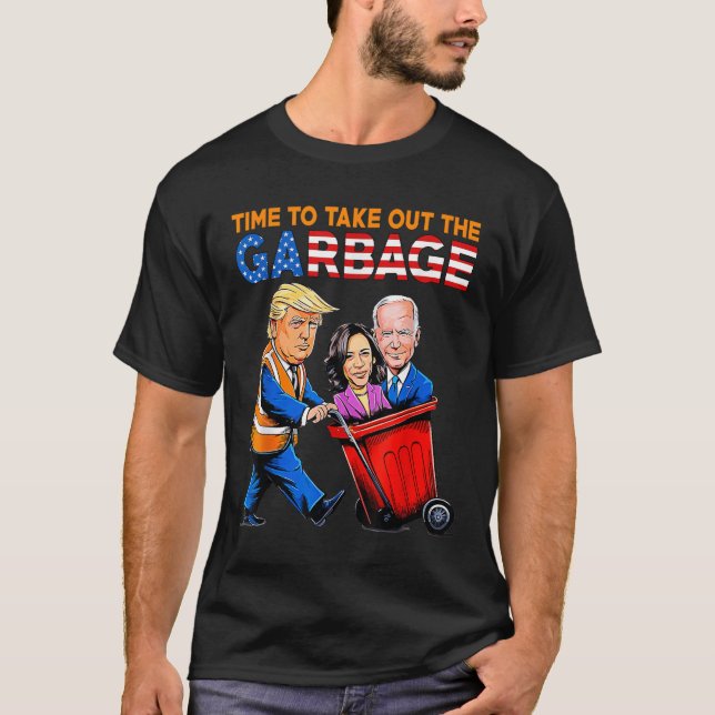 Lixo Para A Camisa De Trump 2024 (Frente)