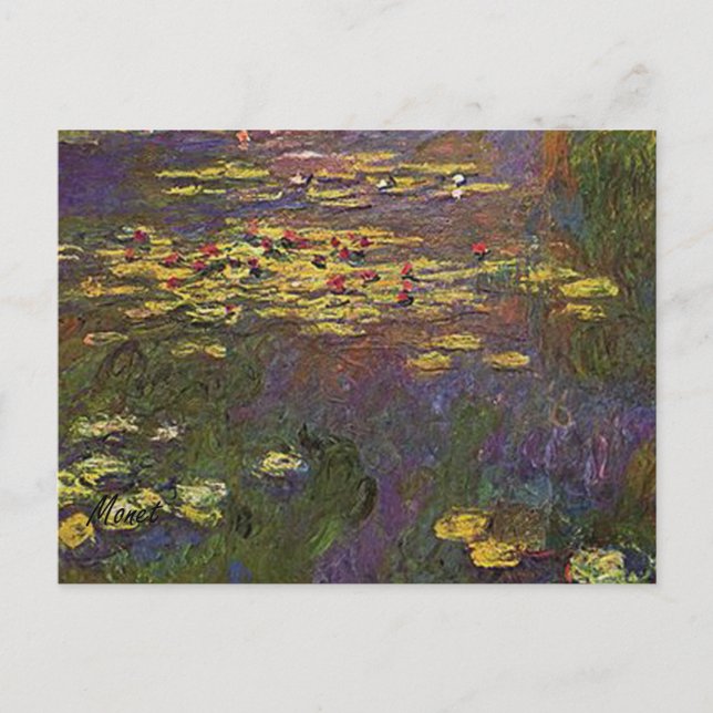 LIXOS DE Águas MONET 1920 Cartão postal (Frente)