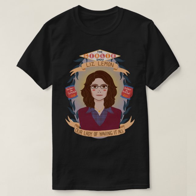 Liz Lemon Classic T-Shirt (Frente do Design)