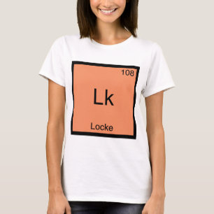 Lk - Locke Elemento Divertido da Química Camiseta