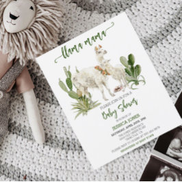 Llama Mama Chá de fraldas Budget Fiesta Cactus