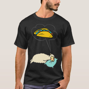 Llama ou Ovelha sonha com camiseta taco