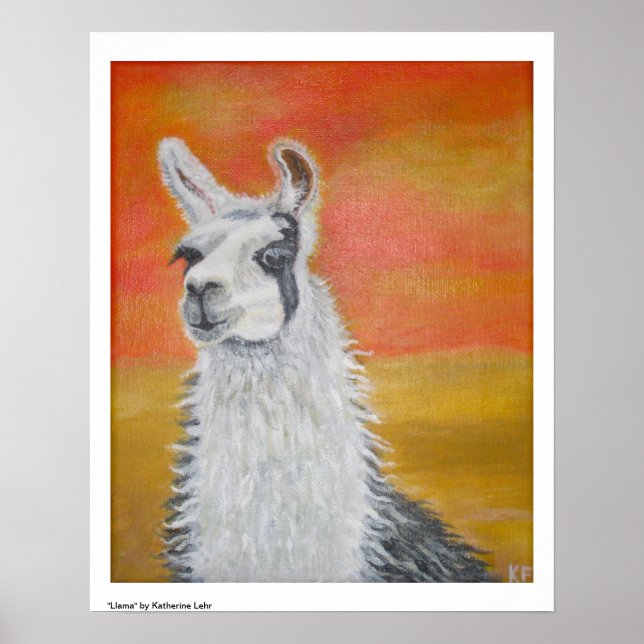 Llama Poster (Frente)