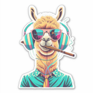 Llama Sticker, belos adesivos clássicos