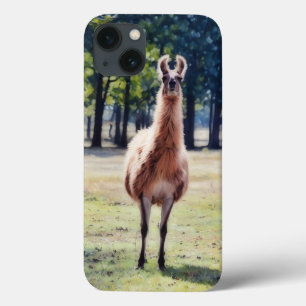Llama Wild Animal Art Capa de telefone