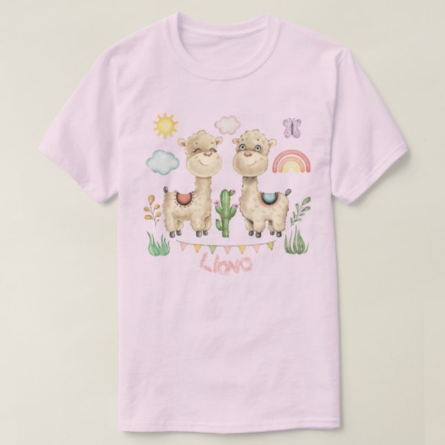 Llamas T-Shirt (Frente do Design)