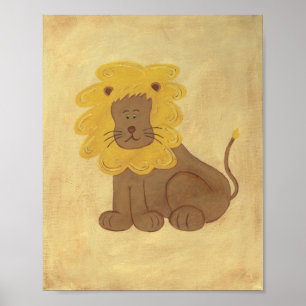 Lloyd the Lion Nursery Art - IMPRESSÃO