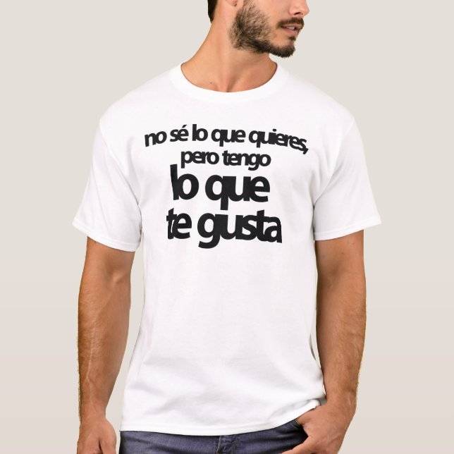 Lo tengo. Negro T-Shirt (Frente)