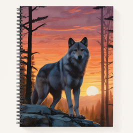 Lobo al Atardecer
