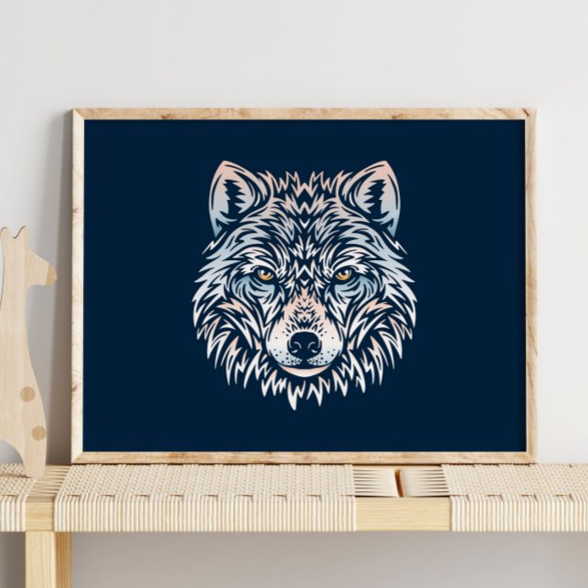 Lobo Ártico | Wolf Winter Wall Impressão (Criador carregado)