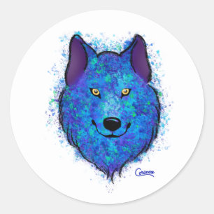 Lobo Azul - Autocolantes