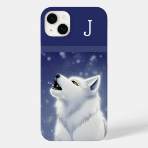 Lobo Branco Monograma Howling