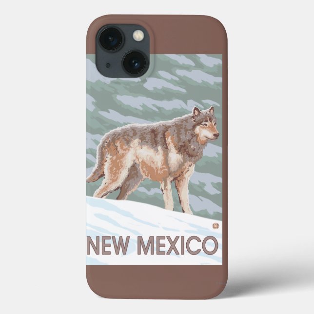 Lobo cinzento StandingNew México (Verso)
