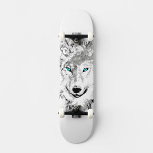 Lobo   Desenho do Lobo Cinza   Wolf Skateboard