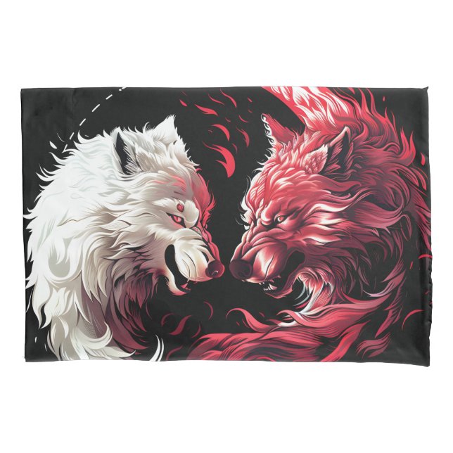 Lobo Espírito Animal Fantasia Sombra Luz (Frente)