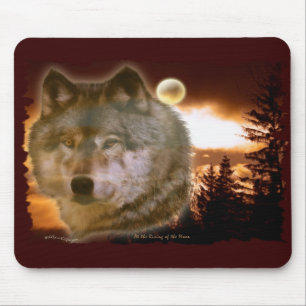 Lobo & lua Mousepad