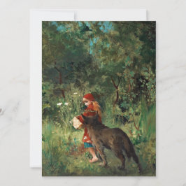Lobo no Caminho com Vermelho