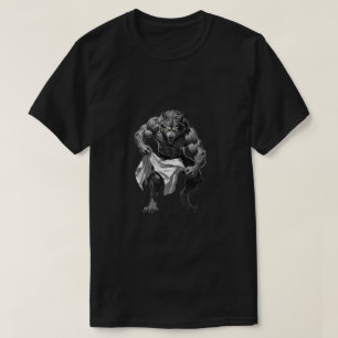 lobo rasgando camisa