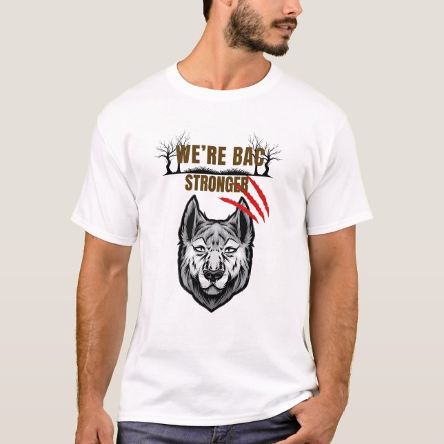 Lobo Retorna Camiseta Mais Forte (Frente)