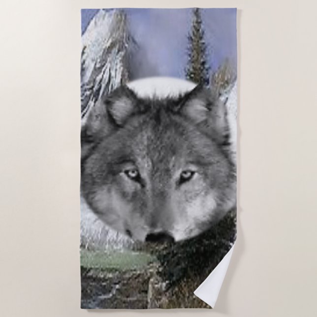 Lobos de toalhas de praia (Frente)