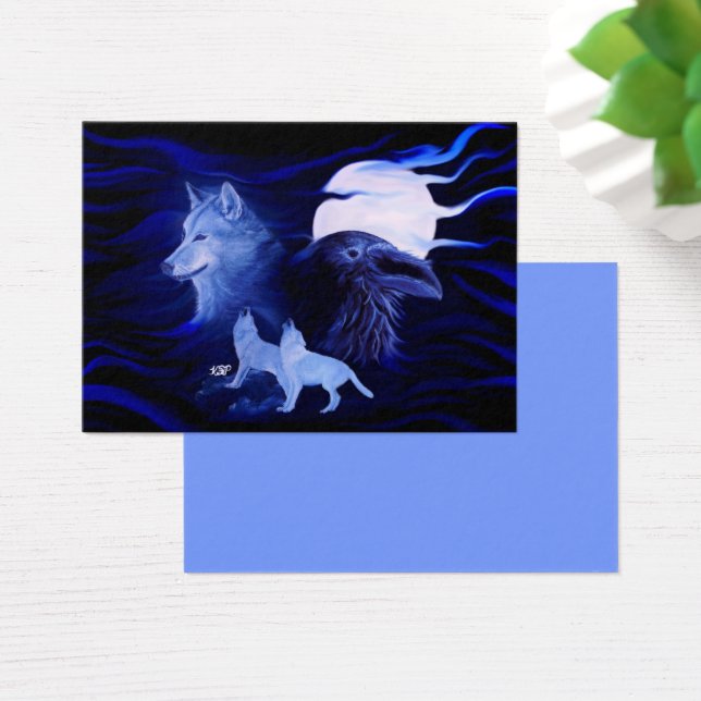 Lobos e Raven com lua de cheio (Mesa)