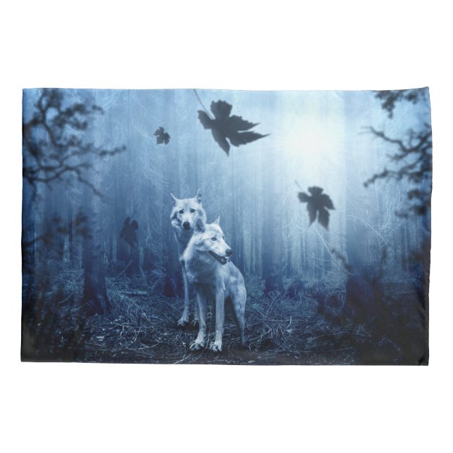 Lobos na Floresta no amanhecer (Verso)